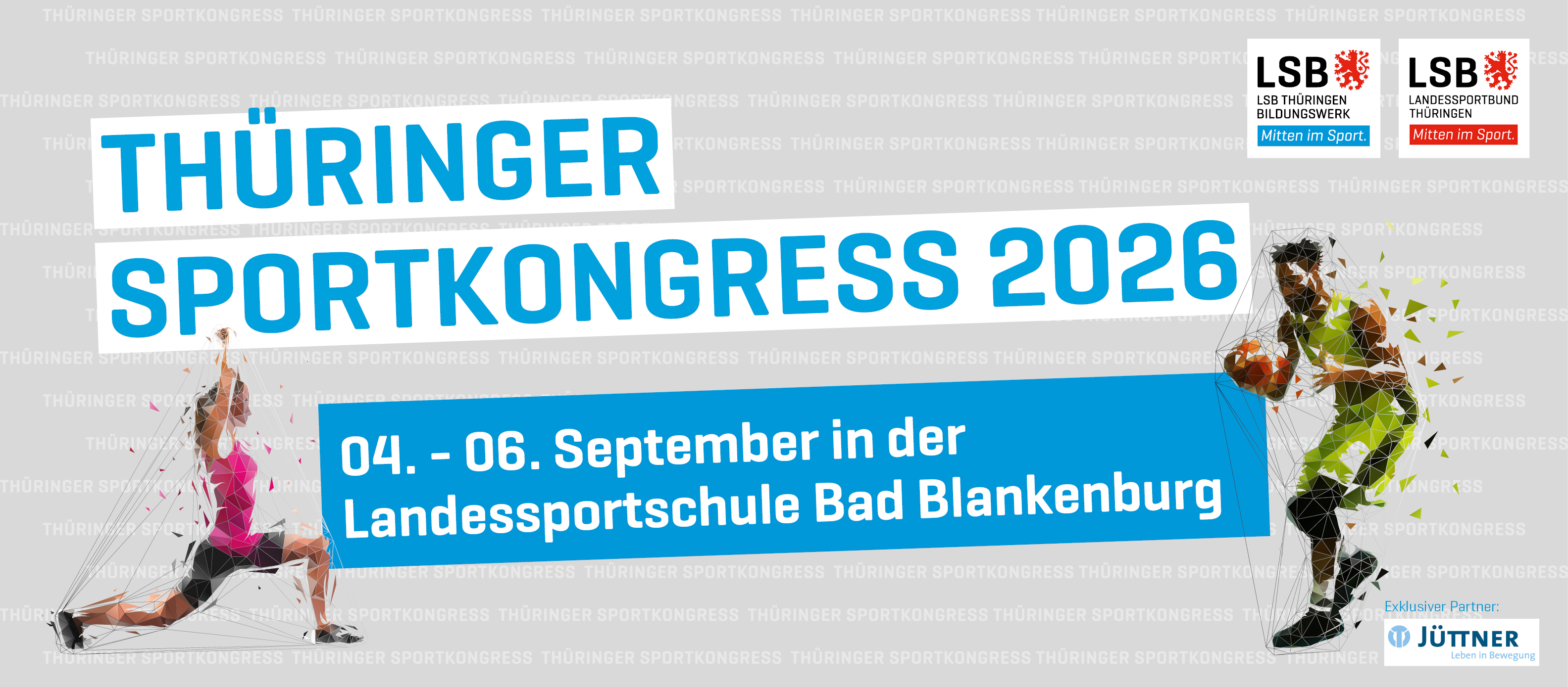 Anmeldung zum Thüringer Sportkongress vom 04. bis 06. September 2026